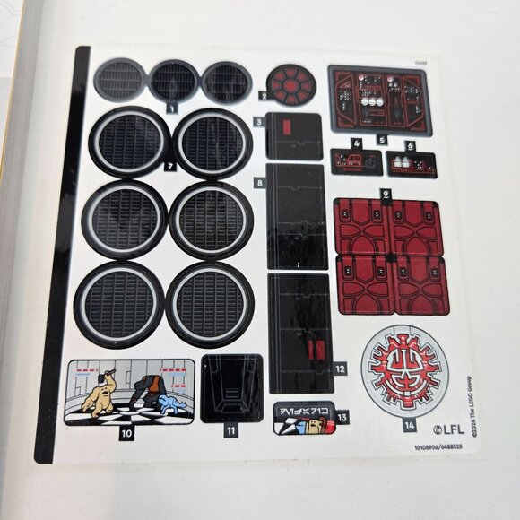 Lego Star Wars The Dark Falcon 75389 Building Instructions & Sticker Sheet ONLY - Picture 9 of 12